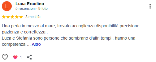 Recensione cliente 3