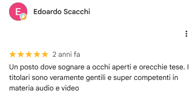 Recensione cliente 6